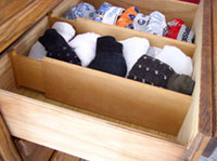 Expandable Wood Dresser Drawer Dividers