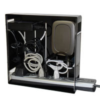 KangaRoom Storage Black Box Cord Organizer KangaRoom Storage Black Box Cord Organizer
